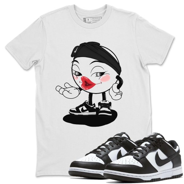 Sexy Chu Unisex Crew Neck T-Shirt - Sneaker Shirt To Match Dunks Panda Black White Jezsport.com