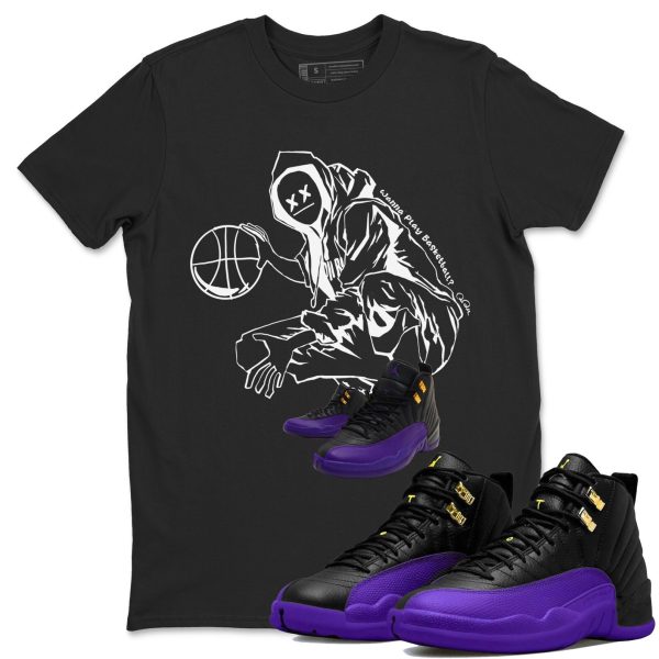 Wanna Play Basketball Unisex Crew Neck T-Shirt - Sneaker Shirt To Match 12s Field Purple Jezsport.com