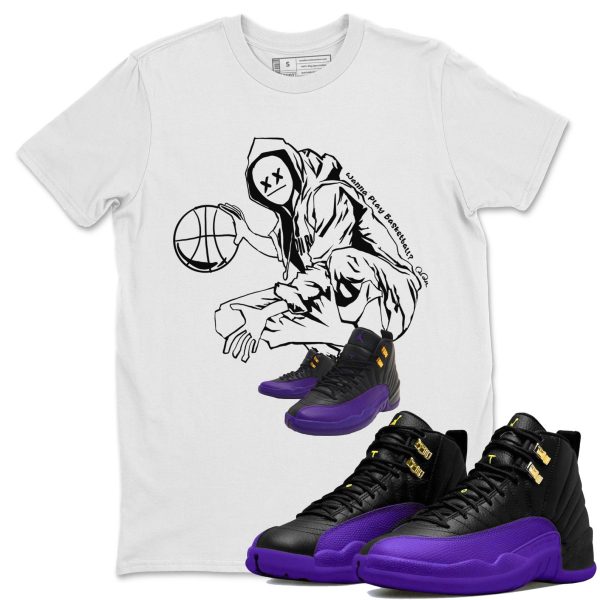 Wanna Play Basketball Unisex Crew Neck T-Shirt - Sneaker Shirt To Match 12s Field Purple Jezsport.com