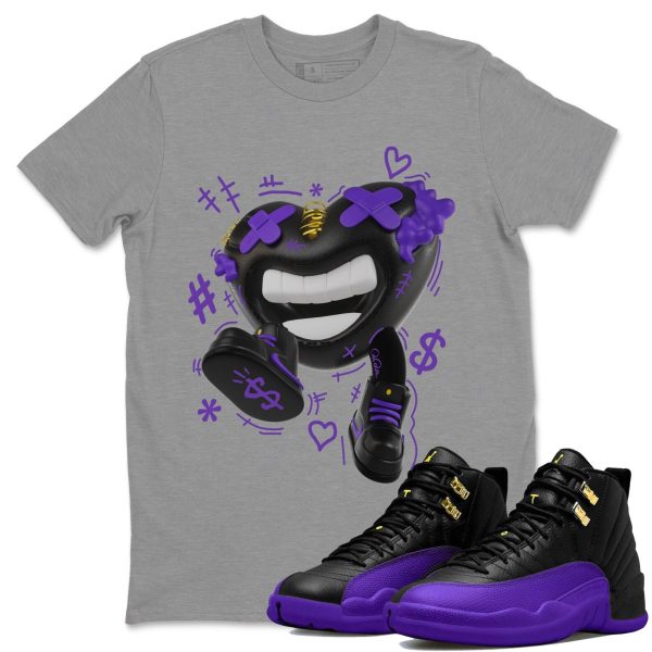 Walk In Love Unisex Crew Neck T-Shirt - Sneaker Shirt To Match 12s Field Purple Jezsport.com