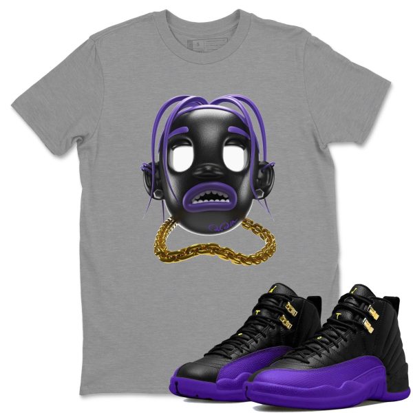 Goosebumps Boy Unisex Crew Neck T-Shirt - Sneaker Shirt To Match 12s Field Purple Jezsport.com