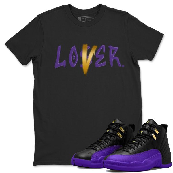 Loser Lover Unisex Crew Neck T-Shirt - Sneaker Shirt To Match 12s Field Purple Jezsport.com