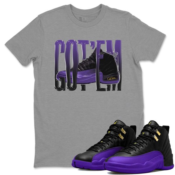 Wiggling Gotem Unisex T-Shirt - Sneaker Shirt To Match 12s Field Purple Jezsport.com