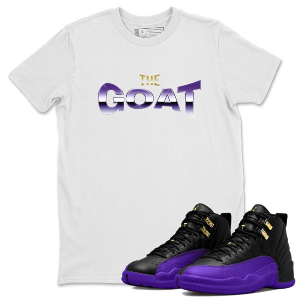 The Goat Unisex T-Shirt - Sneaker Shirt To Match 12s Field Purple Jezsport.com