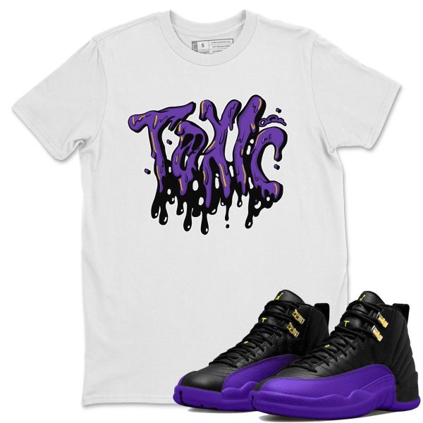 Toxic Unisex T-Shirt - Sneaker Shirt To Match 12s Field Purple Jezsport.com