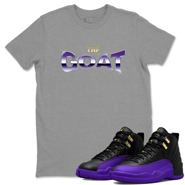 The Goat Unisex T-Shirt - Sneaker Shirt To Match 12s Field Purple Jezsport.com