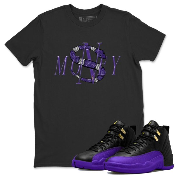 Money Snake Unisex T-Shirt - Sneaker Shirt To Match 12s Field Purple Jezsport.com