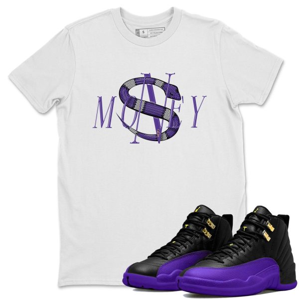 Money Snake Unisex T-Shirt - Sneaker Shirt To Match 12s Field Purple Jezsport.com