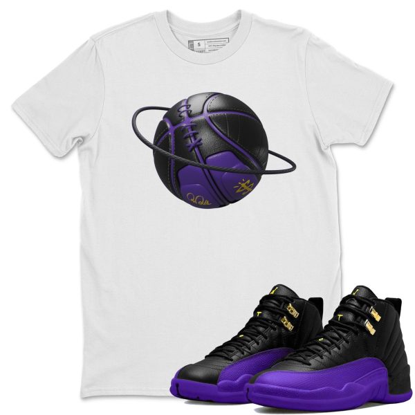 Basketball Planet Unisex T-Shirt - Sneaker Shirt To Match 12s Field Purple Jezsport.com