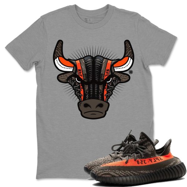 Sneaker Bull Head Unisex Crew Neck T-Shirt - Sneaker Shirt To Match Yeezys 350 Carbon Beluga Jezsport.com