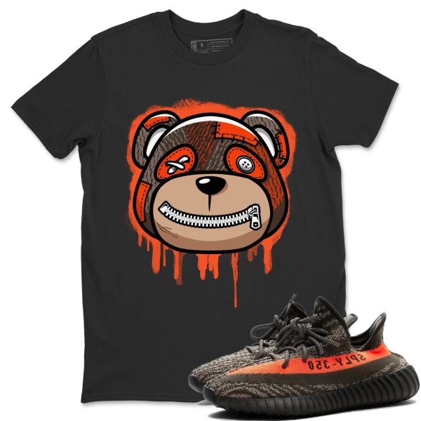 Bear Face Unisex Crew Neck T-Shirt - Sneaker Shirt To Match Yeezys 350 Carbon Beluga Jezsport.com