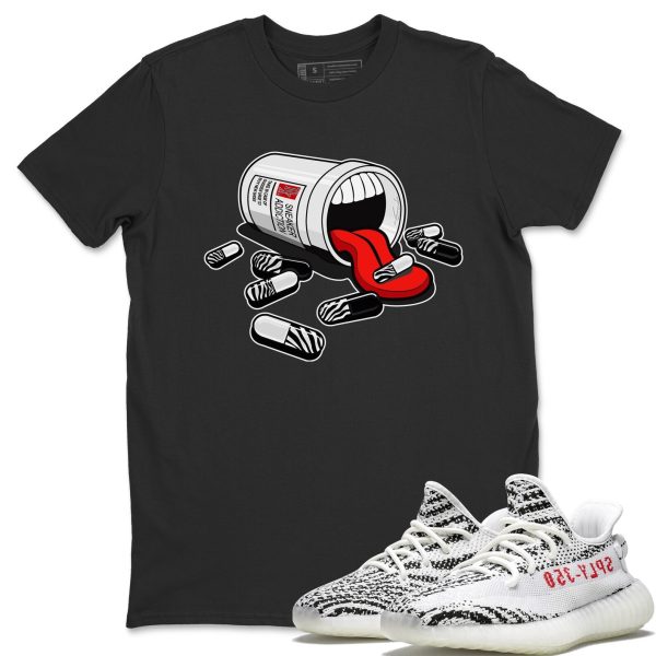 Sneaker Addiction Unisex T-Shirt - Sneaker Shirt To Match Yeezys 350 Zebra Jezsport.com