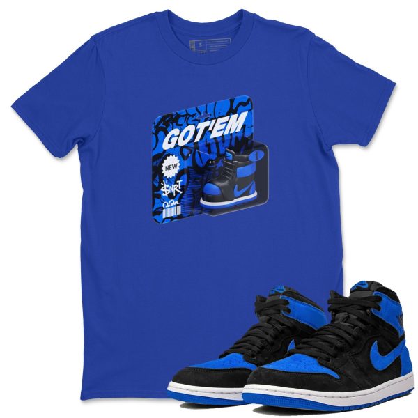 Vintage Toy Packaging - Sneaker Shirt To Match 1s Royal Reimagined Jezsport.com