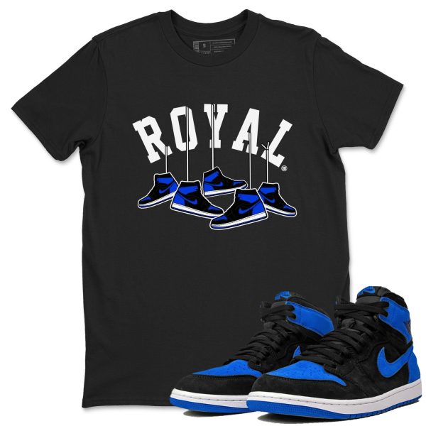 Hanging Sneakers Unisex T-Shirt - Sneaker Shirt To Match 1s Royal Reimagined Jezsport.com