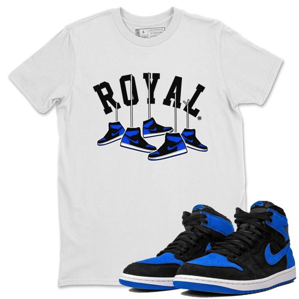 Hanging Sneakers Unisex T-Shirt - Sneaker Shirt To Match 1s Royal Reimagined Jezsport.com