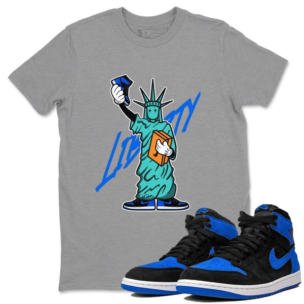 Statue Of Liberty Unisex T-Shirt - Sneaker Shirt To Match 1s Royal Reimagined Jezsport.com