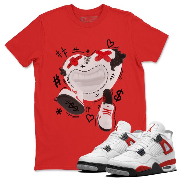 Walk In Love - Sneaker Shirt To Match 4s Red Cement Jezsport.com