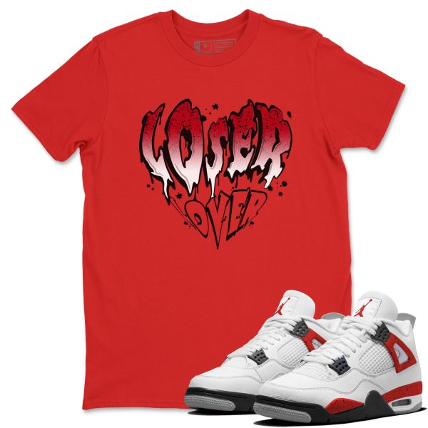 Melting Loser Lover - Sneaker Shirt To Match 4s Red Cement Jezsport.com