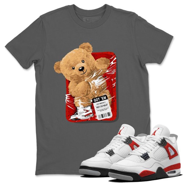 Packaged Bear - Sneaker Shirt To Match 4s Red Cement Jezsport.com