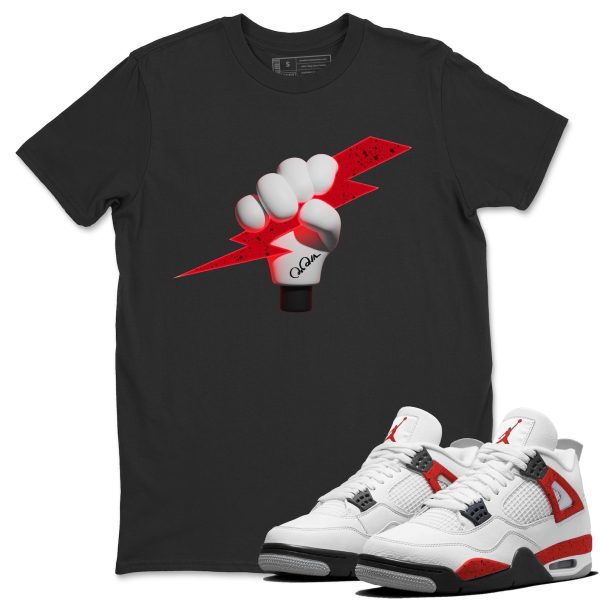 Grab Thunder - Sneaker Shirt To Match 4s Red Cement Jezsport.com