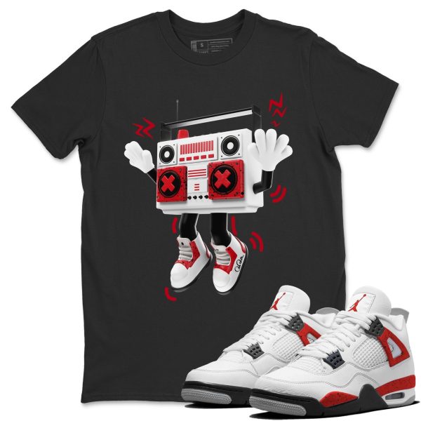 90s Radio Boy - Sneaker Shirt To Match 4s Red Cement Jezsport.com