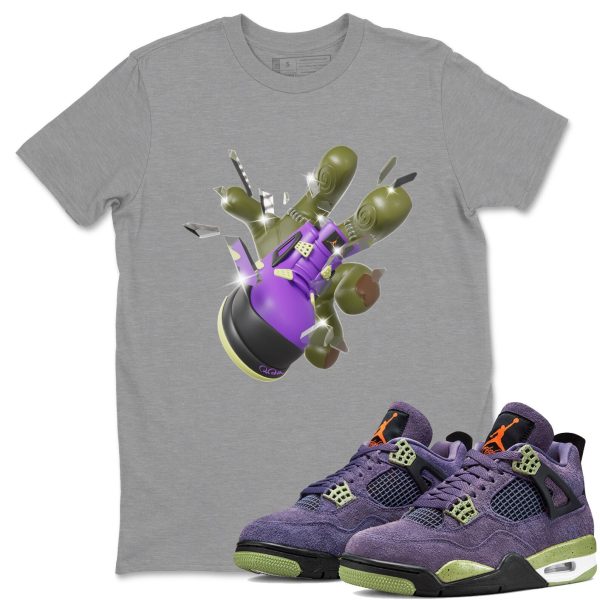 Got Em Zombie Hand - Sneaker Shirt To Match 4s Canyon Purple Jezsport.com