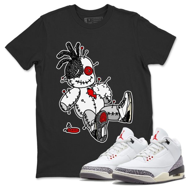 Voodoo Doll - Sneaker Shirt To Match 3s White Cement Jezsport.com