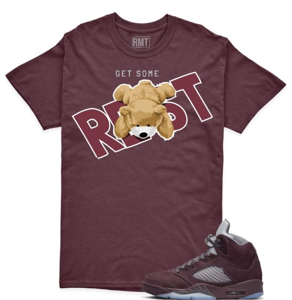 Burgundy 5s Matching shirts, Some Rest Shirt Matching Jordan 5 Burgundy Jezsport.com