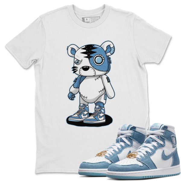 Cyborg Tiger Unisex Casual T-Shirt - Sneaker T-Shirt To Match 1s Denim Jezsport.com