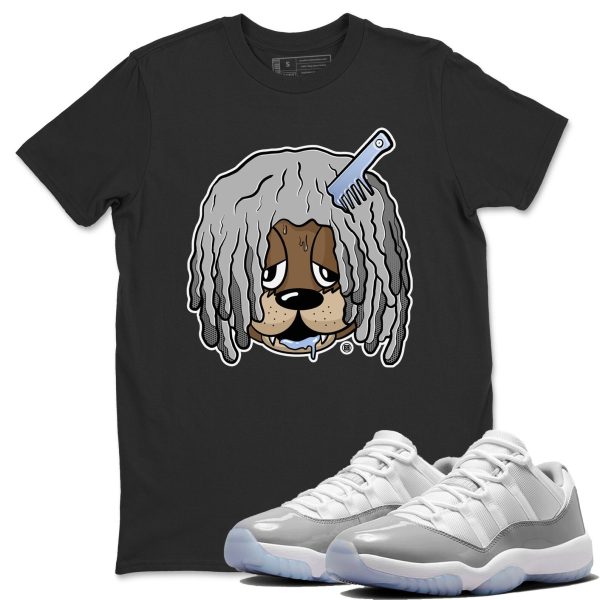 Impatient Bear Unisex Casual T-Shirt - Sneaker T-Shirt To Match 11s White Cement Jezsport.com