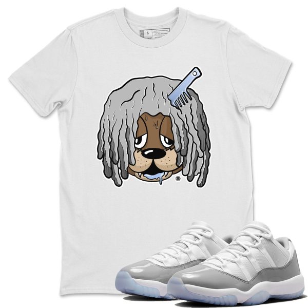 Impatient Bear Unisex Casual T-Shirt - Sneaker T-Shirt To Match 11s White Cement Jezsport.com