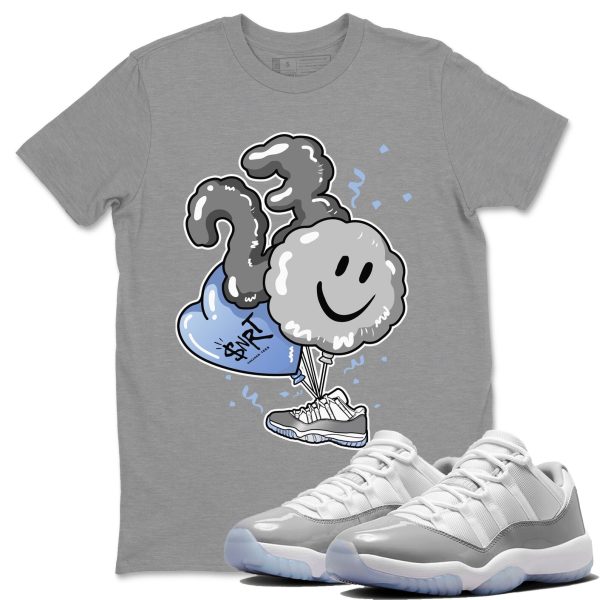 Balloon Unisex Casual T-Shirt - Sneaker T-Shirt To Match 11s White Cement Jezsport.com