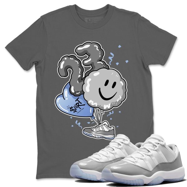 Balloon Unisex Casual T-Shirt - Sneaker T-Shirt To Match 11s White Cement Jezsport.com