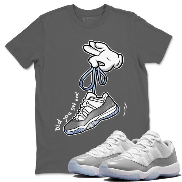 Cartoon Hands Unisex Casual T-Shirt - Sneaker T-Shirt To Match 11s White Cement Jezsport.com