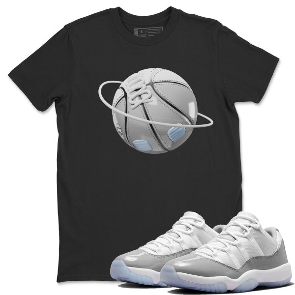 Basketball Planet Unisex Casual T-Shirt - Sneaker T-Shirt To Match 11s White Cement Jezsport.com