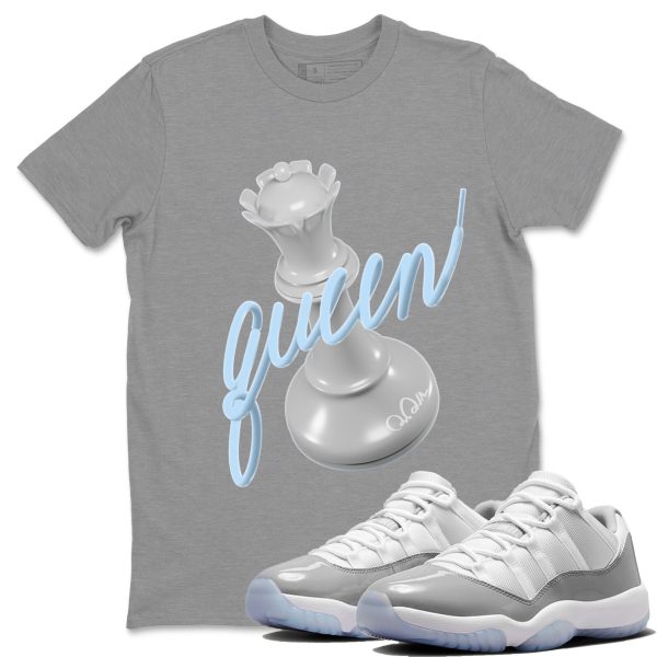 3D Queen Unisex Casual T-Shirt - Sneaker T-Shirt To Match 11s White Cement Jezsport.com