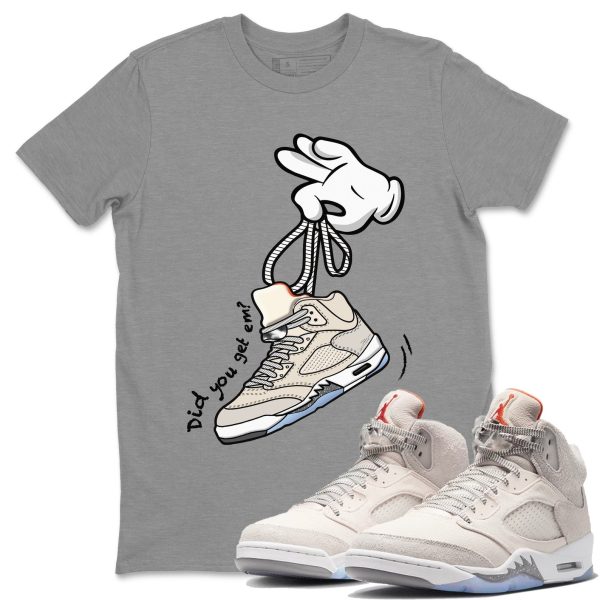 Cartoon Hands Unisex Clothing - Sneaker Shirts To Match The 5s Craft Jezsport.com