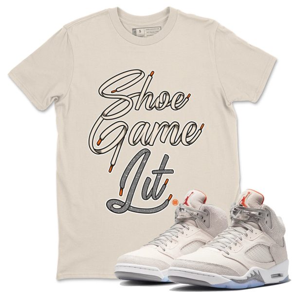 Shoe Game Lit Shoe Lace Unisex Clothing - Sneaker Shirts To Match The 5s Craft Jezsport.com