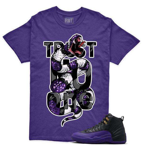 Field Purple 12s Matching shirts, Trust No One Shirt Matching Jordan 12 Field Purple Jezsport.com