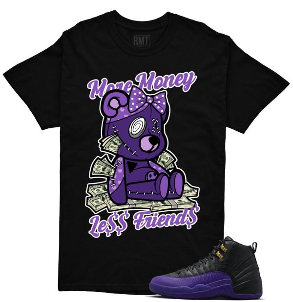 Field Purple 12s Matching shirts, More Money Shirt Matching Jordan 12 Field Purple Jezsport.com