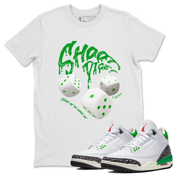 Shoot Dice Unisex Short Sleeve T-Shirt - Shirt To Match 3s Lucky Green Jezsport.com