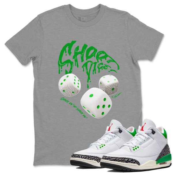 Shoot Dice Unisex Short Sleeve T-Shirt - Shirt To Match 3s Lucky Green Jezsport.com