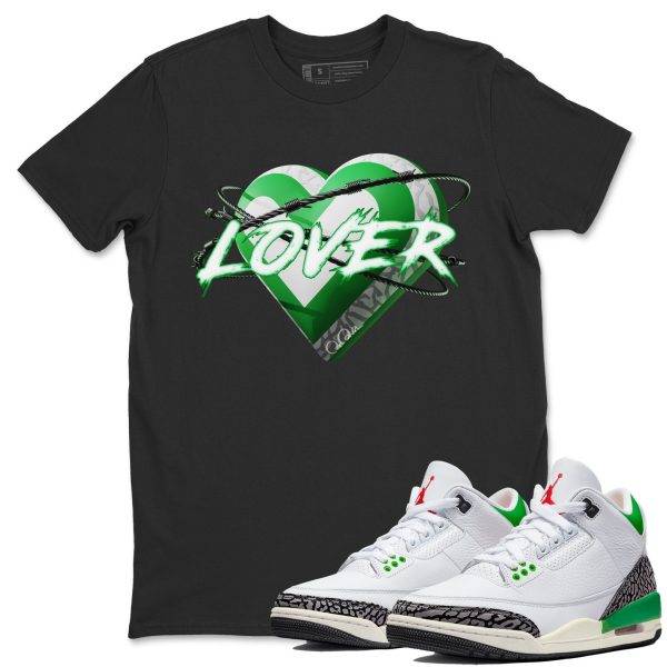 Heart Lover Unisex Short Sleeve T-Shirt - Shirt To Match 3s Lucky Green Jezsport.com