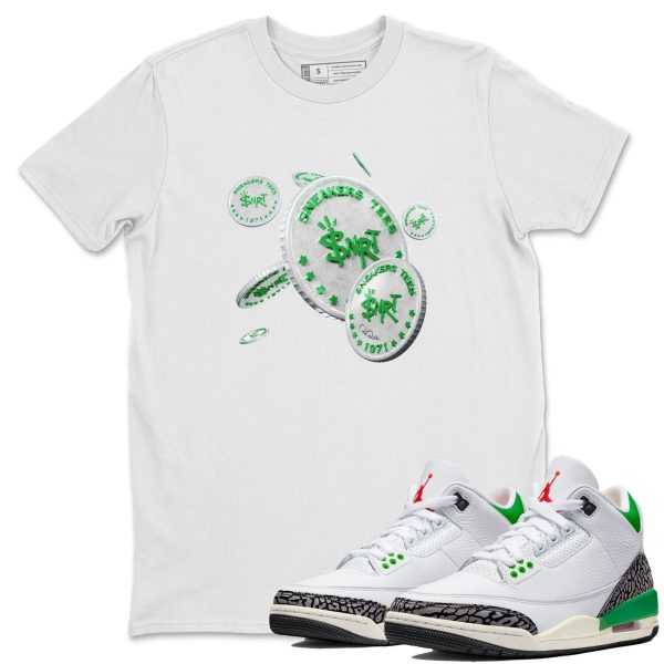 Drop Coin Unisex Short Sleeve T-Shirt - Shirt To Match 3s Lucky Green Jezsport.com