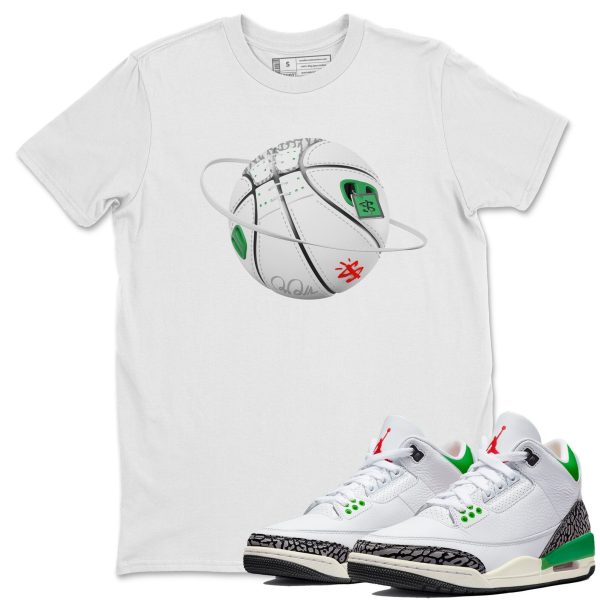 Basketball Planet Unisex Short Sleeve T-Shirt - Shirt To Match 3s Lucky Green Jezsport.com