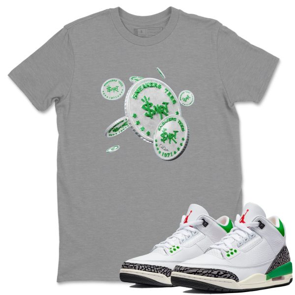 Drop Coin Unisex Short Sleeve T-Shirt - Shirt To Match 3s Lucky Green Jezsport.com