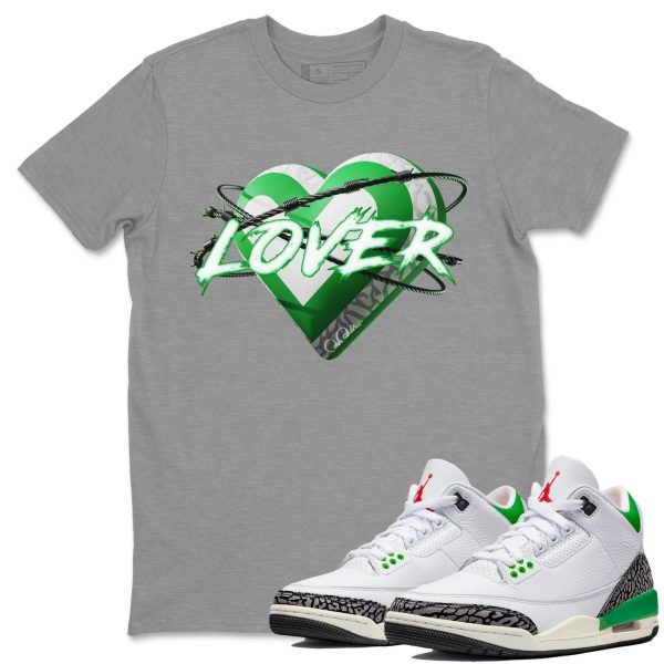 Heart Lover Unisex Short Sleeve T-Shirt - Shirt To Match 3s Lucky Green Jezsport.com