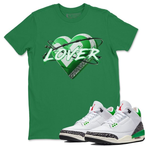 Heart Lover Unisex Short Sleeve T-Shirt - Shirt To Match 3s Lucky Green Jezsport.com