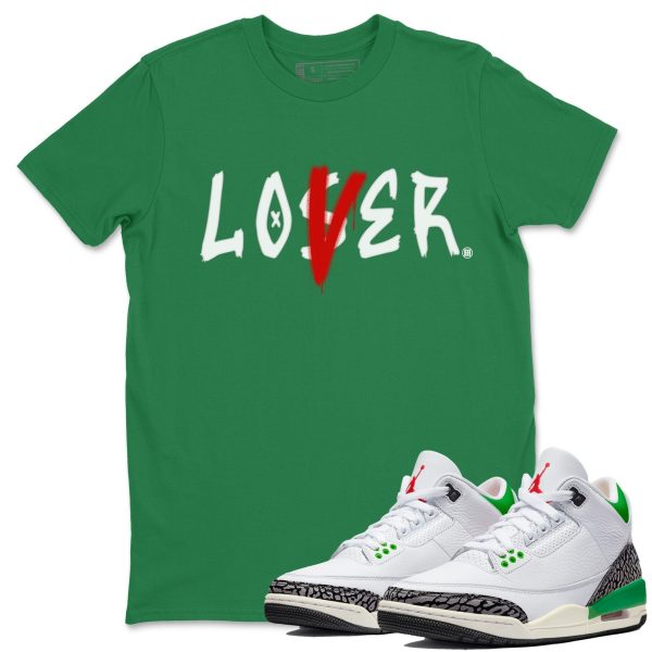 Loser Lover Unisex Short Sleeve T-Shirt - Shirt To Match 3s Lucky Green Jezsport.com