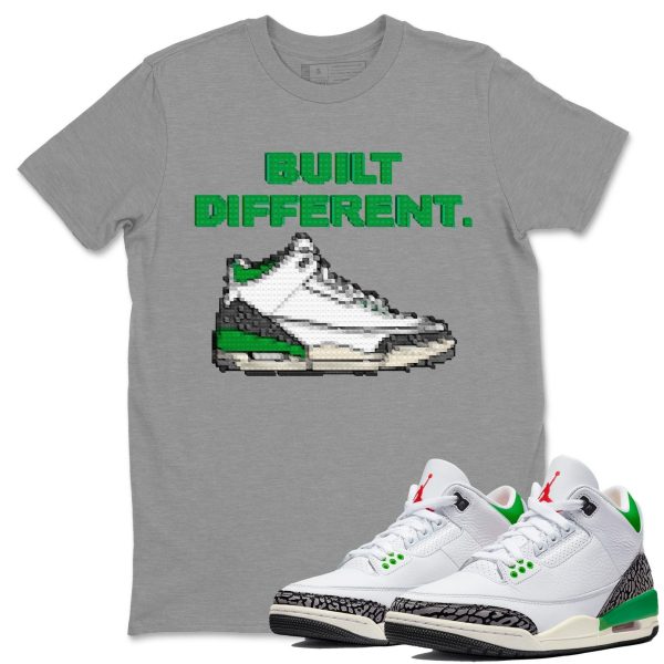 Built Different Unisex Short Sleeve T-Shirt - Shirt To Match 3s Lucky Green Jezsport.com